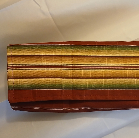 New Southwestern Western Canvas Clutch Travel Hanging makeup bag Wine Wristlet - Picture 3 of 8